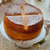Party Size Cross Cake - Caramel Custard